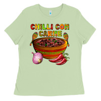 Matcha chilli con carne  with chilli pepper Ladies Tee - AdoDesignShop