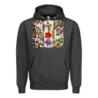 Faith Puzzle Ribbon Zipper Hoodie | Teevron