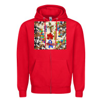 Red faith puzzle ribbon Zipper Hoodie - TumblerDesignByShophia