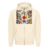 Sandshell faith puzzle ribbon Zipper Hoodie - TumblerDesignByShophia