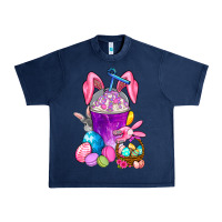 Navy Happy Easter coffee cup Urban Heavy Tee - NancyCooperArtShop