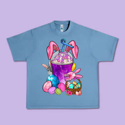 Happy Easter Coffee Cup Urban Heavy Tee Designed By Nancycooperartshop