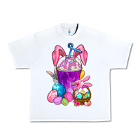 White Happy Easter coffee cup Urban Heavy Tee - NancyCooperArtShop