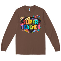 Chestnut super teacher Long Sleeve Tee - Artiststas