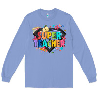 Colony Blue super teacher Long Sleeve Tee - Artiststas