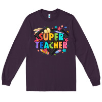 Plum super teacher Long Sleeve Tee - Artiststas