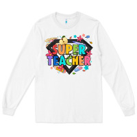 White super teacher Long Sleeve Tee - Artiststas