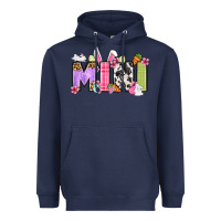 Navy Easter mini Heavyweight Hoodie - OliviaCreatesArt