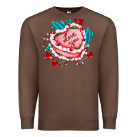 Chestnut valentines day cakes olivia creates design Premium Sweatshirt - OliviaCreatesArt