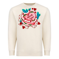 Sandshell valentines day cakes olivia creates design Premium Sweatshirt - OliviaCreatesArt