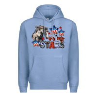 Colony Blue Oh my stars horse 4th of july Premium Hoodie - CowGirlArtShop