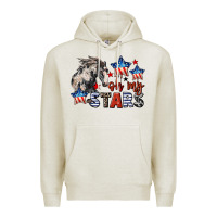 Oatmeal Heather Oh my stars horse 4th of july Premium Hoodie - CowGirlArtShop