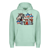 Seafoam Oh my stars horse 4th of july Premium Hoodie - CowGirlArtShop