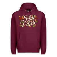 Burgundy fall vibes Premium Hoodie - JahusDesignShop