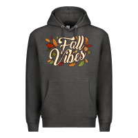 Charcoal Heather fall vibes Premium Hoodie - JahusDesignShop