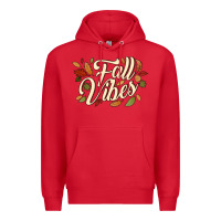 Red fall vibes Premium Hoodie - JahusDesignShop