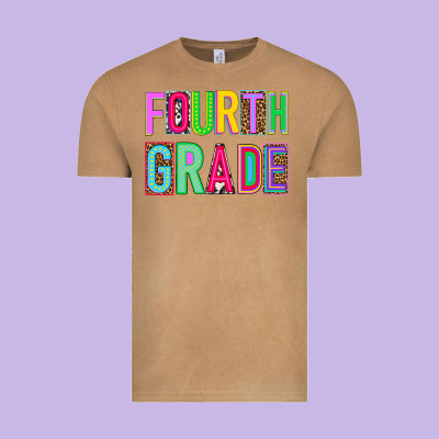 Fourth Grade Vintage Tee Designed By Nancycooperartshop