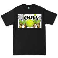 Black tennis mom Premium Tee - BarkalooDesign