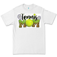 White tennis mom Premium Tee - BarkalooDesign