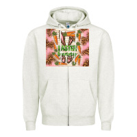 Oatmeal Heather easter bunny with carrots Zipper Hoodie - TumblerDesignByShophia