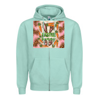 Easter Bunny With Carrots Zipper Hoodie | Teevron
