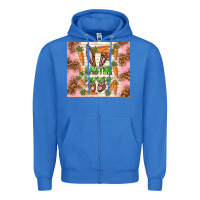 True Royal easter bunny with carrots Zipper Hoodie - TumblerDesignByShophia