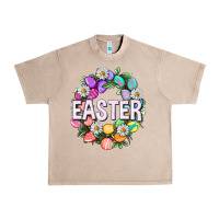 French Oak Easter with eggs and daisy Urban Heavy Tee - NancyCooperArtShop