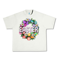 Pistachio Easter with eggs and daisy Urban Heavy Tee - NancyCooperArtShop