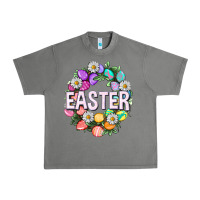 Tornado Easter with eggs and daisy Urban Heavy Tee - NancyCooperArtShop