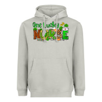 Moon Dust St. Patrick's One lucky Nurse Heavyweight Hoodie - OliviaCreatesArt