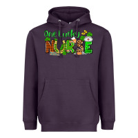 Plum St. Patrick's One lucky Nurse Heavyweight Hoodie - OliviaCreatesArt