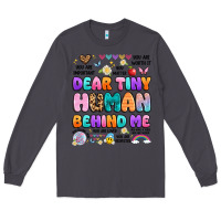 Smoke dear tiny human behind me Long Sleeve Tee - Artiststas