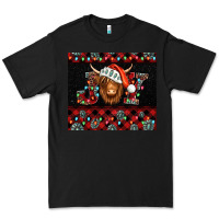 Black joy shaggy cow christmas Premium Tee - Jasminsmagicworld