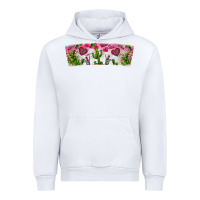 White Stuck On You Urban Hoodie - CowhideDigitalArt