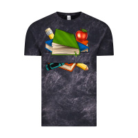 Cloud Black custom teacher books Vintage Tee - NancyCooperArtShop