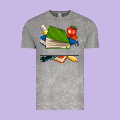 Custom Teacher Books Vintage Tee Designed By Nancycooperartshop