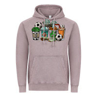 Vintage Zinc soccer coffee cups Vintage Hoodie - NancyCooperArtShop