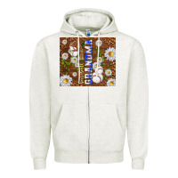 Oatmeal Heather baseball grandma Zipper Hoodie - TumblerDesignByShophia