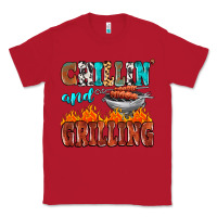 Red chillin and grilling Classic Tee - MaliasSmallBusiness