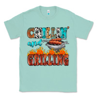Seafoam chillin and grilling Classic Tee - MaliasSmallBusiness