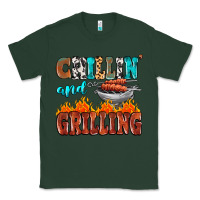 Sports Green chillin and grilling Classic Tee - MaliasSmallBusiness