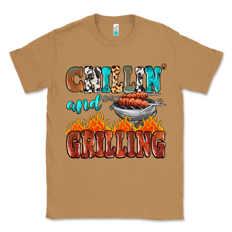 Chillin And Grilling Classic Tee by MaliasSmallBusiness | Teevron