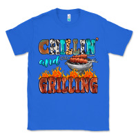 True Royal chillin and grilling Classic Tee - MaliasSmallBusiness