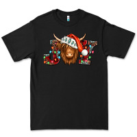 Black joy christmas shaggy cow Premium Tee - Jasminsmagicworld