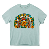 Arona sunflower gemstone leopard cowhide horseshoe rainbow Heavy Core Tee - Artiststas