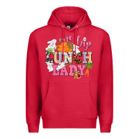 Cardinal One hip Lunch Lady Easter Day Premium Hoodie - CowGirlArtShop