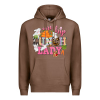 Chestnut One hip Lunch Lady Easter Day Premium Hoodie - CowGirlArtShop