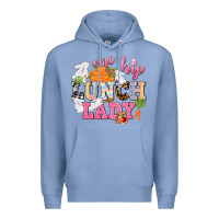 Colony Blue One hip Lunch Lady Easter Day Premium Hoodie - CowGirlArtShop