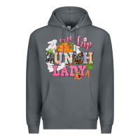 Rock One hip Lunch Lady Easter Day Premium Hoodie - CowGirlArtShop