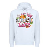 White One hip Lunch Lady Easter Day Premium Hoodie - CowGirlArtShop